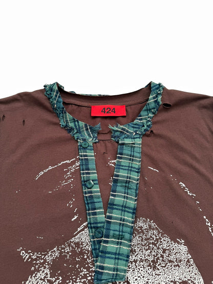 Jaws James Bond Layered Distressed Tank Tee
