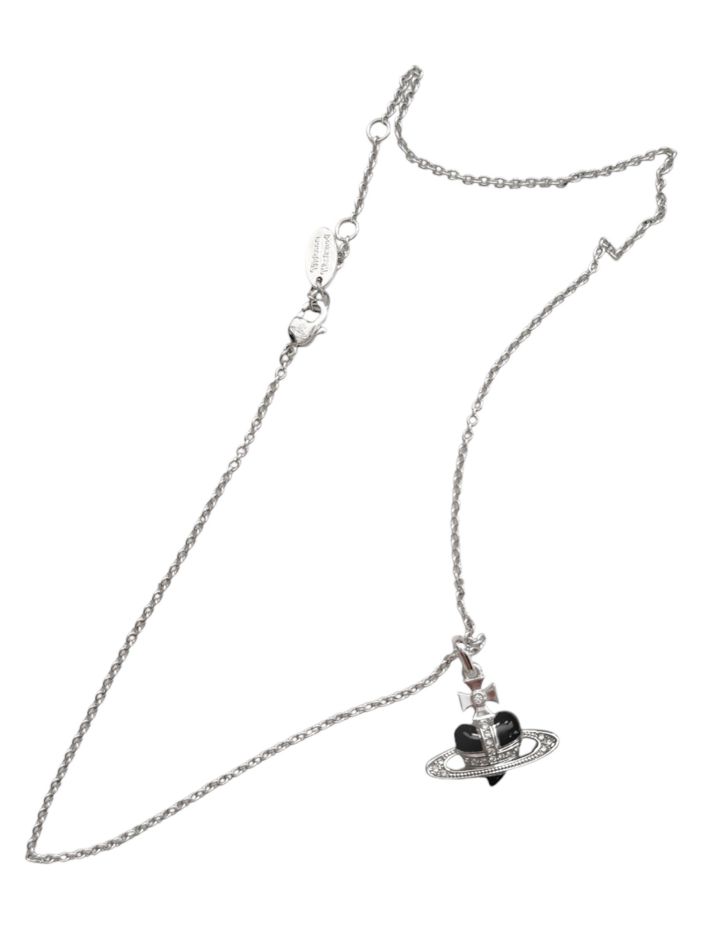 Black Heart Pendant Necklace