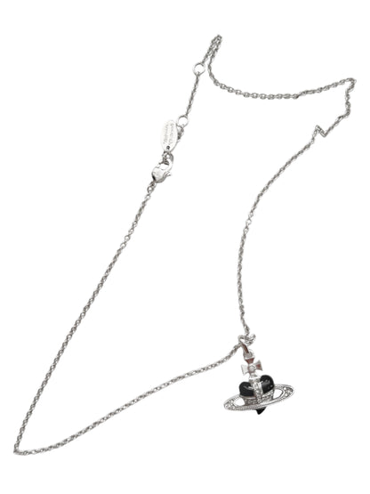 Black Heart Pendant Necklace