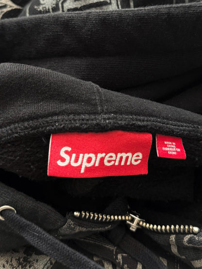 Collage Patchwork Zip Hoodie