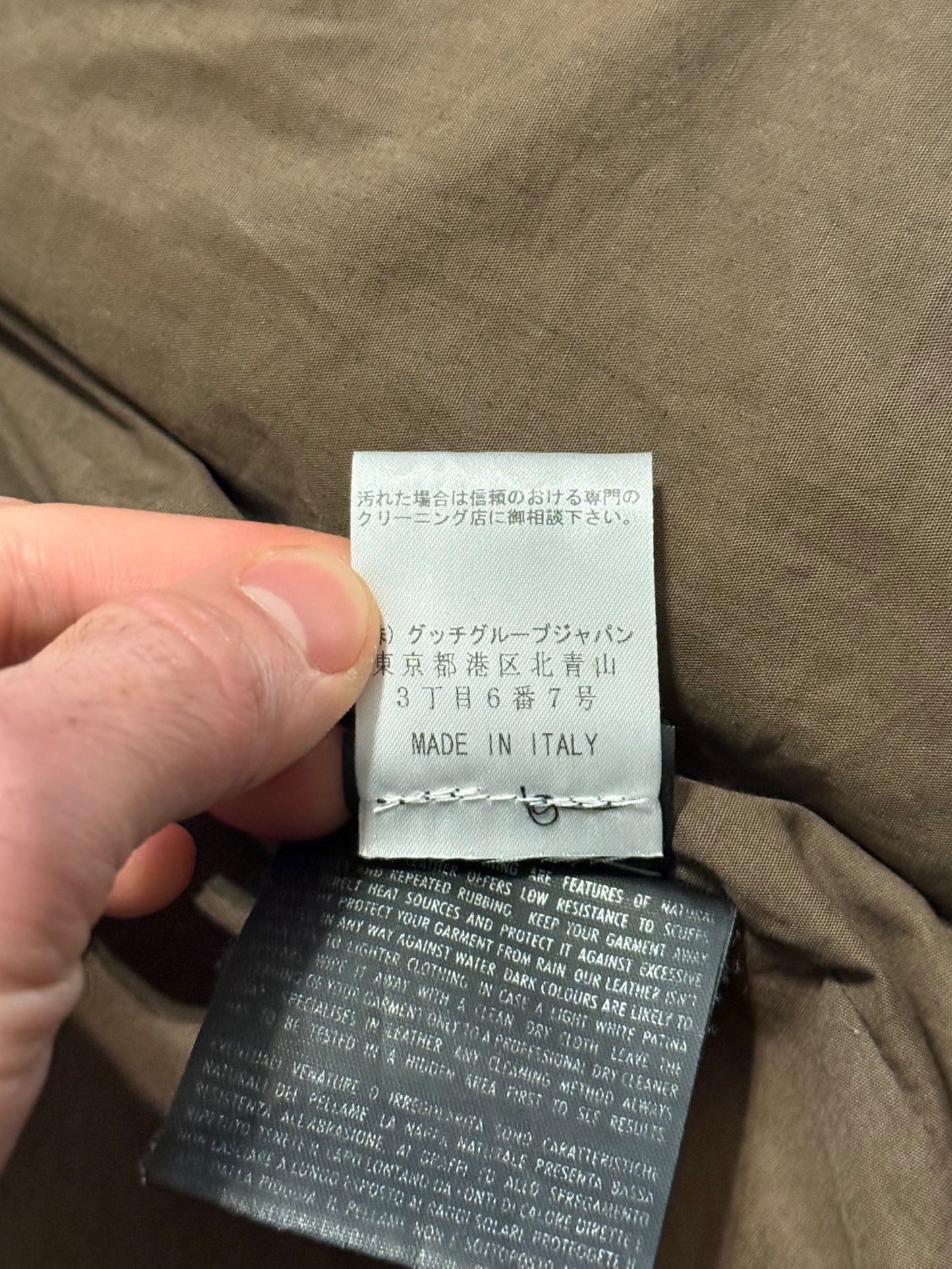 Tom Ford Era Fade Dye Leather Jacket