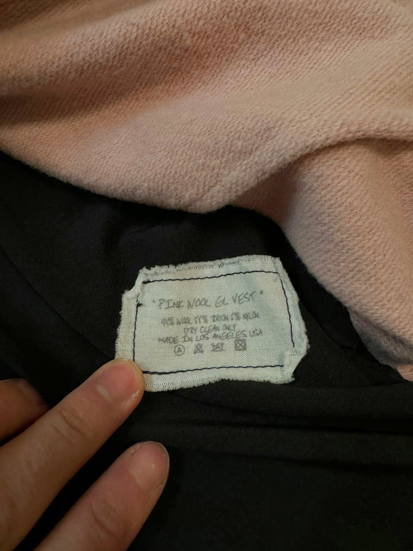 $900 Pink Wool/Rayon GL Vesr