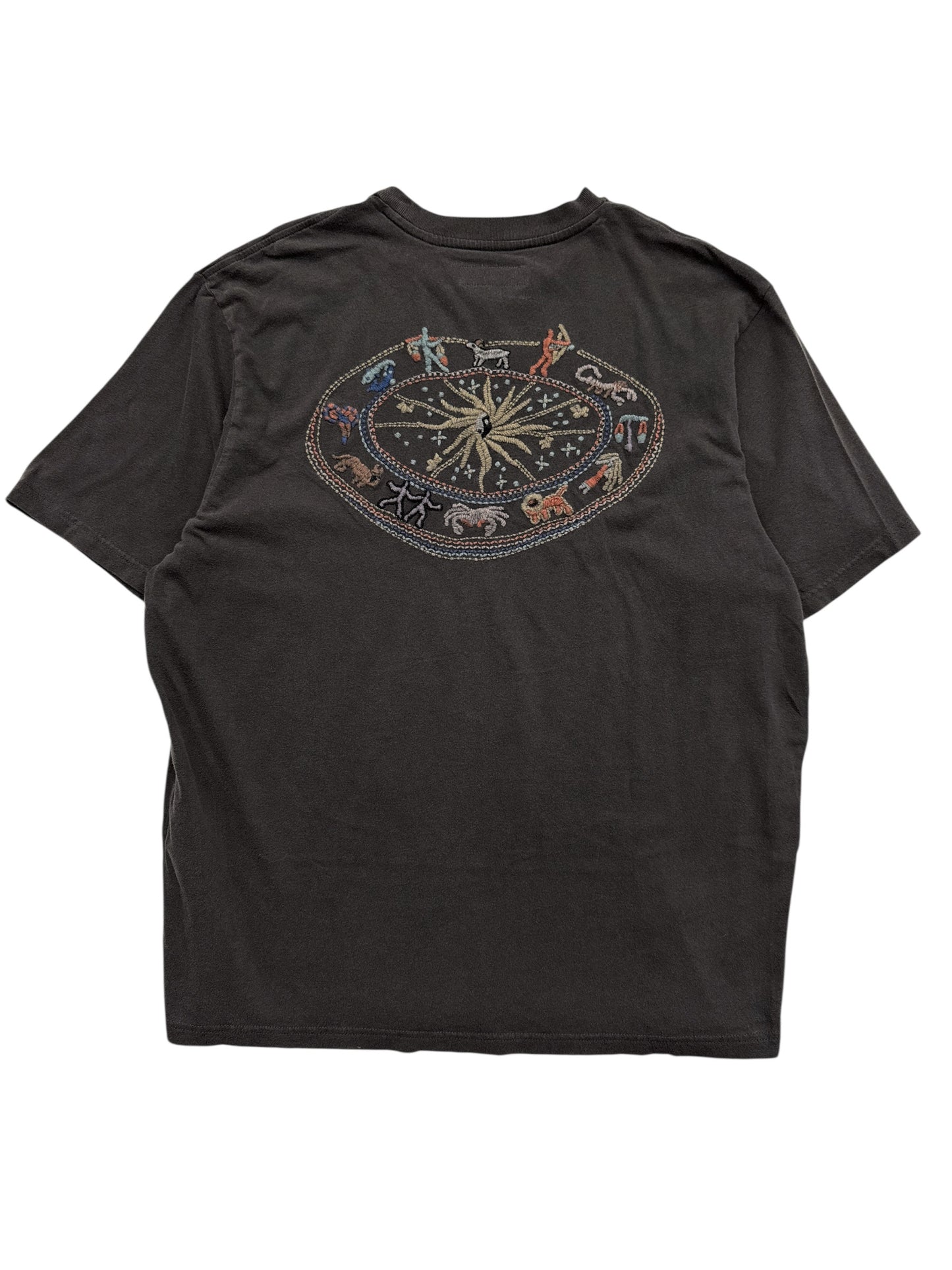 Zodiac Embroidered Cut Sew Tee