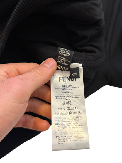 Chain Link Embroidery Zip Hoodie