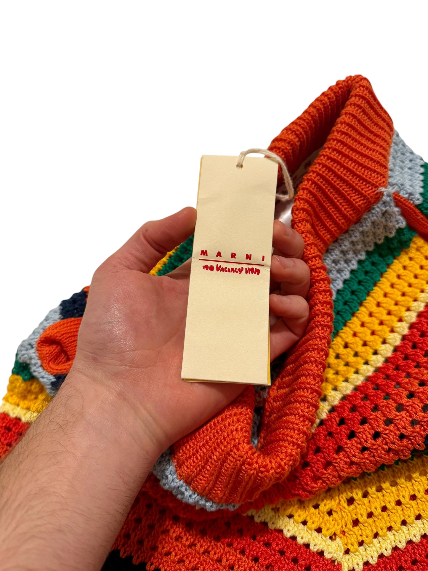 x No Vacancy Crochet Knit Shorts