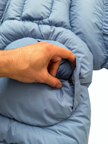 Quilted Volume Puffer Blue