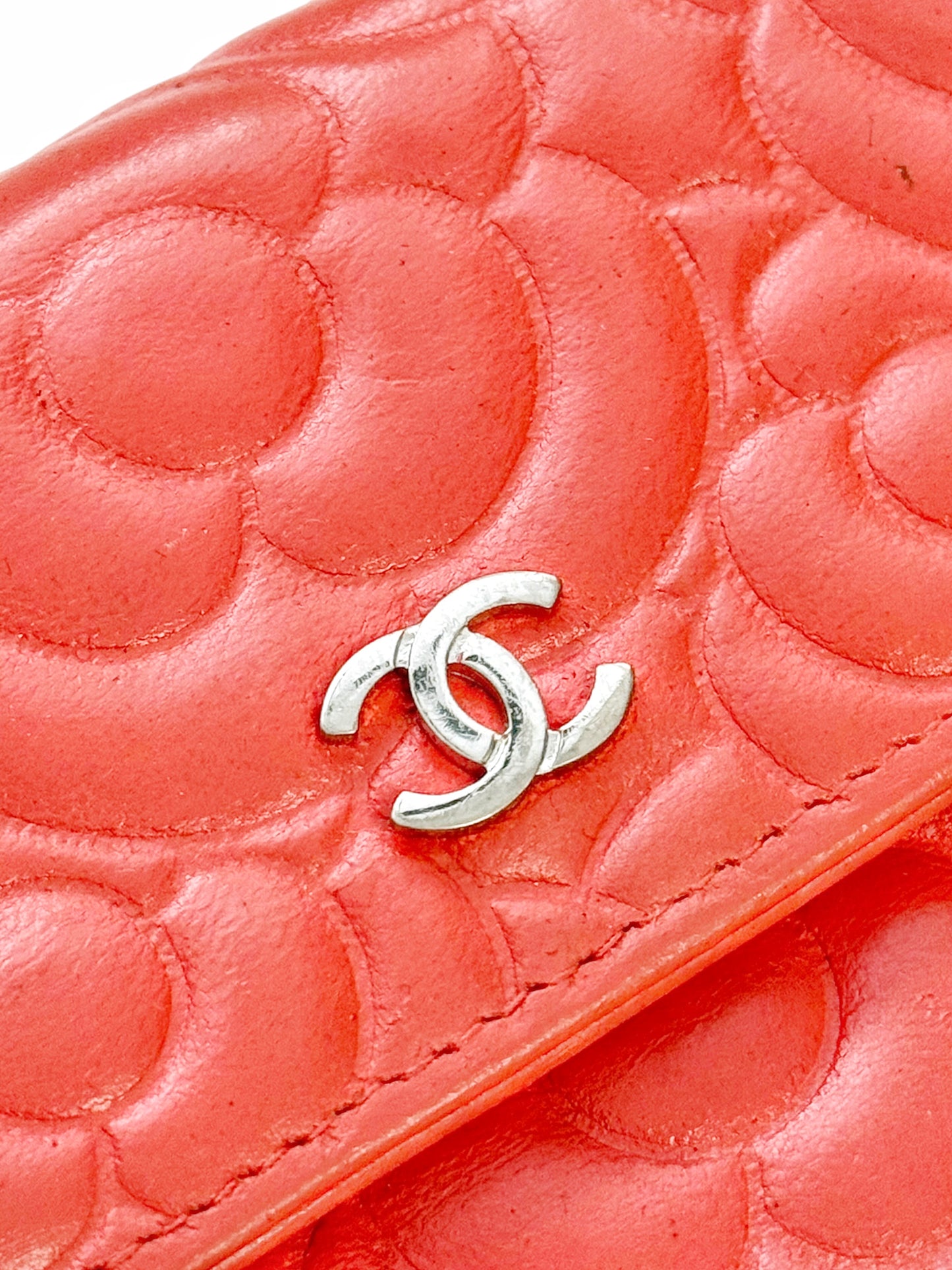 2016 Camellia Leather Chain Bag/Wallet