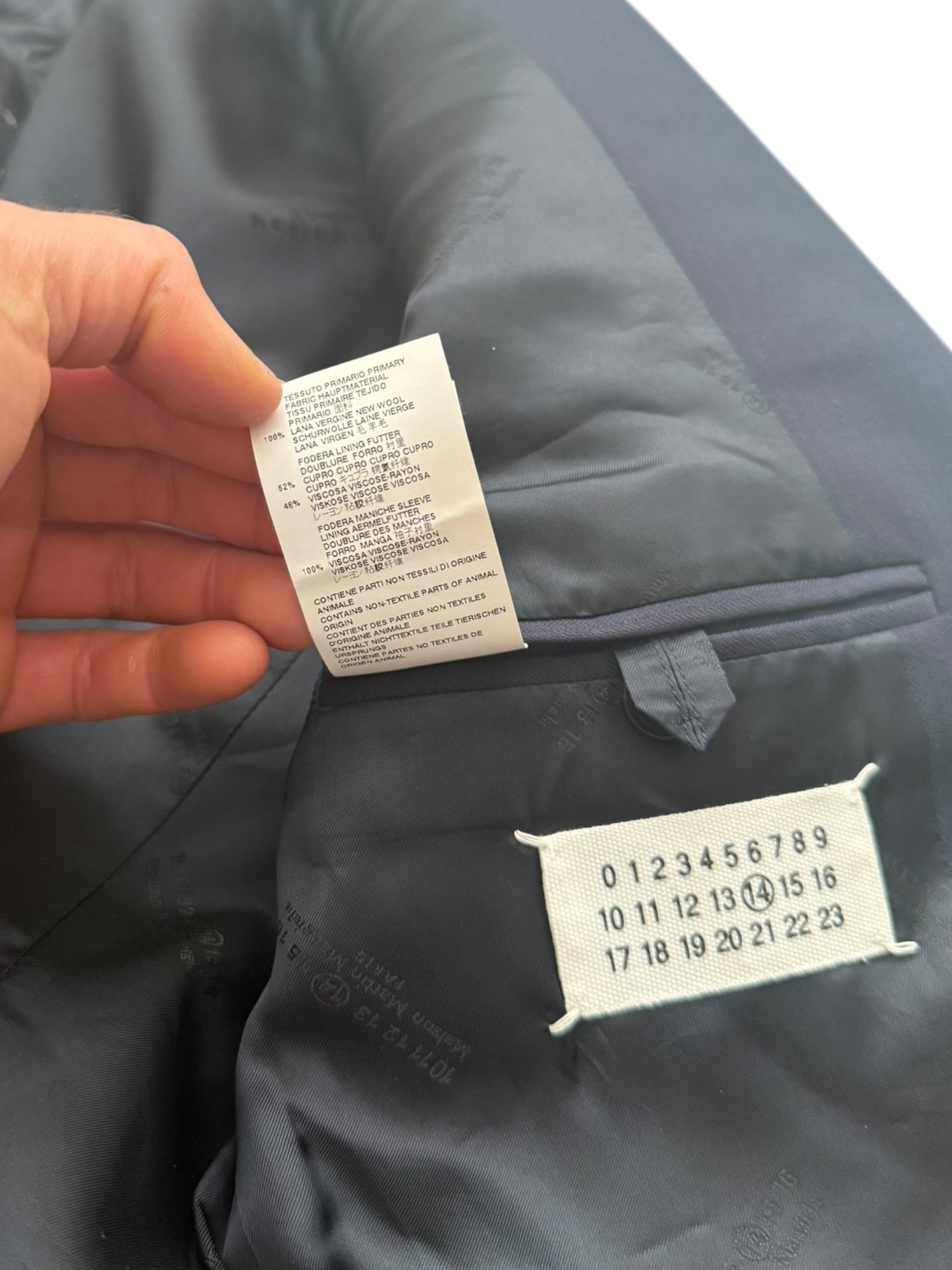 Painted Deconstructed Blazer Jacket