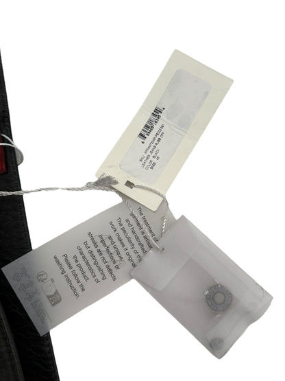 Leather Jeans Rub Distressed Pants