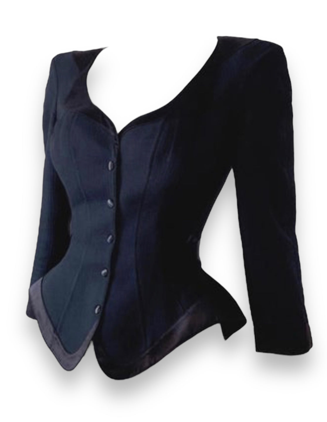 FW1992 Contoured Corset Wool/Satin Blazer