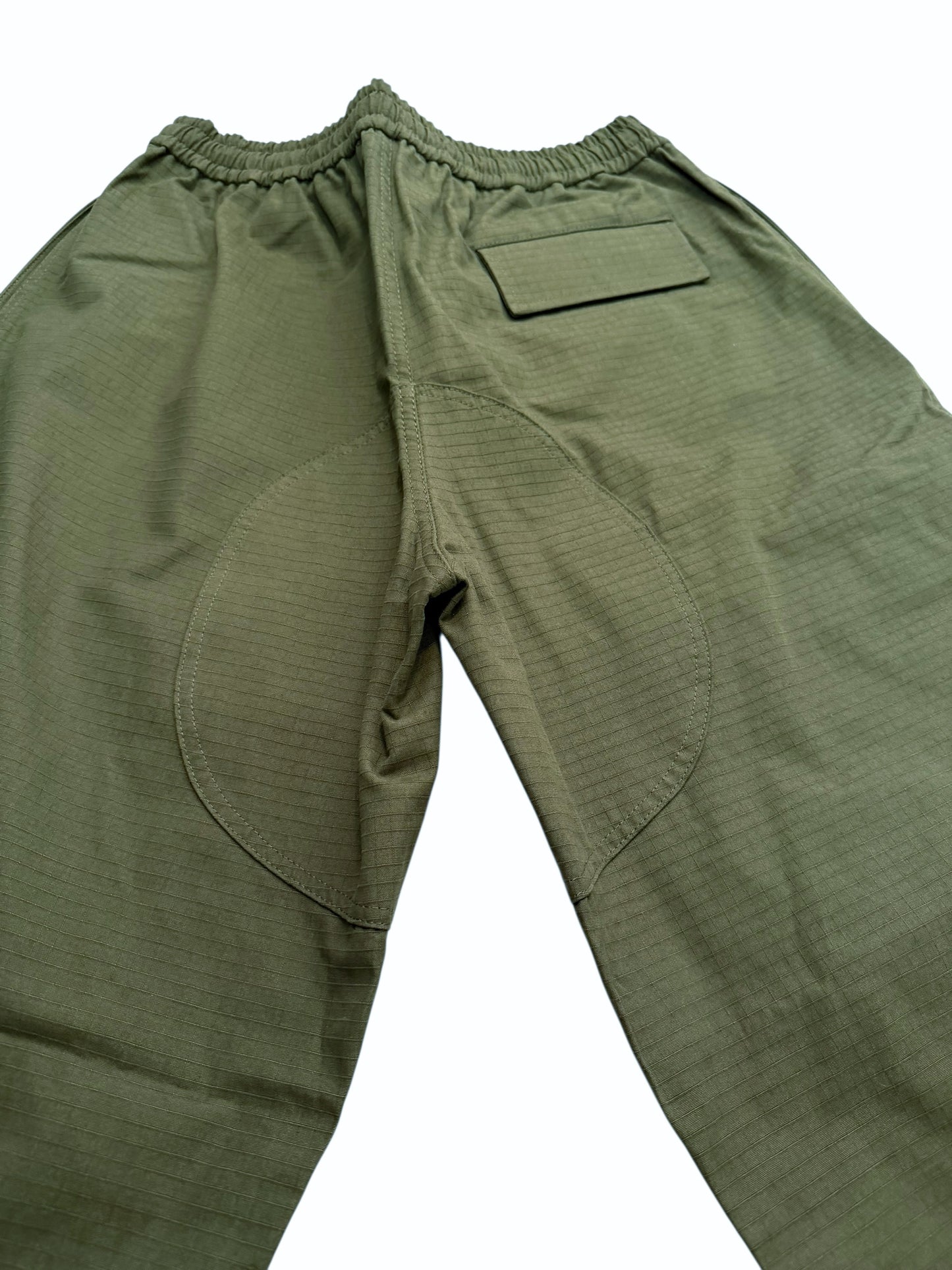 Green Baggy Ripstop Sandwich Bag Cargo Pants