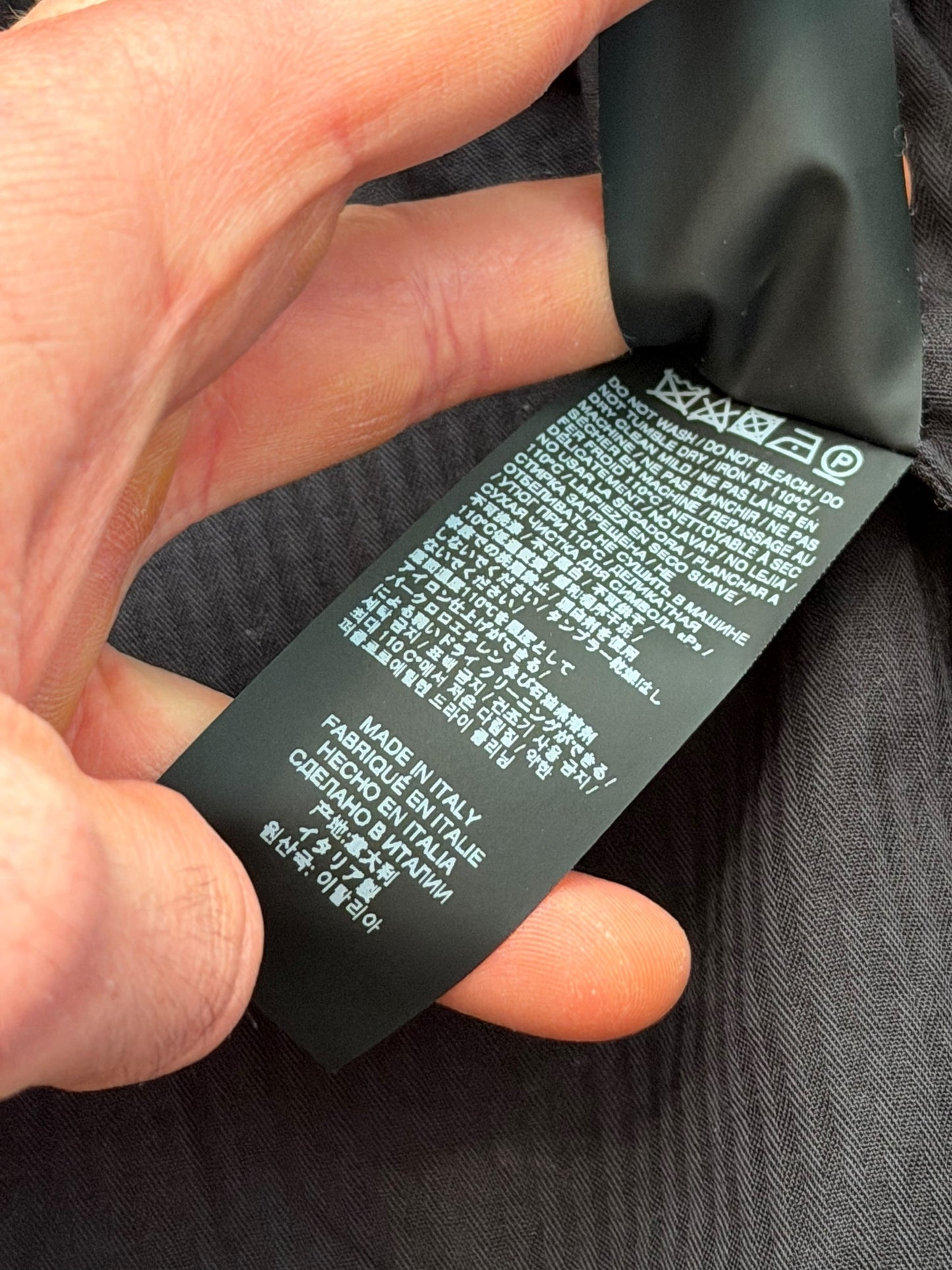 Reconstructed Sun Faded Jerseys Heavy Overcoat