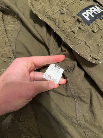 Scab Distressed Military Shacket