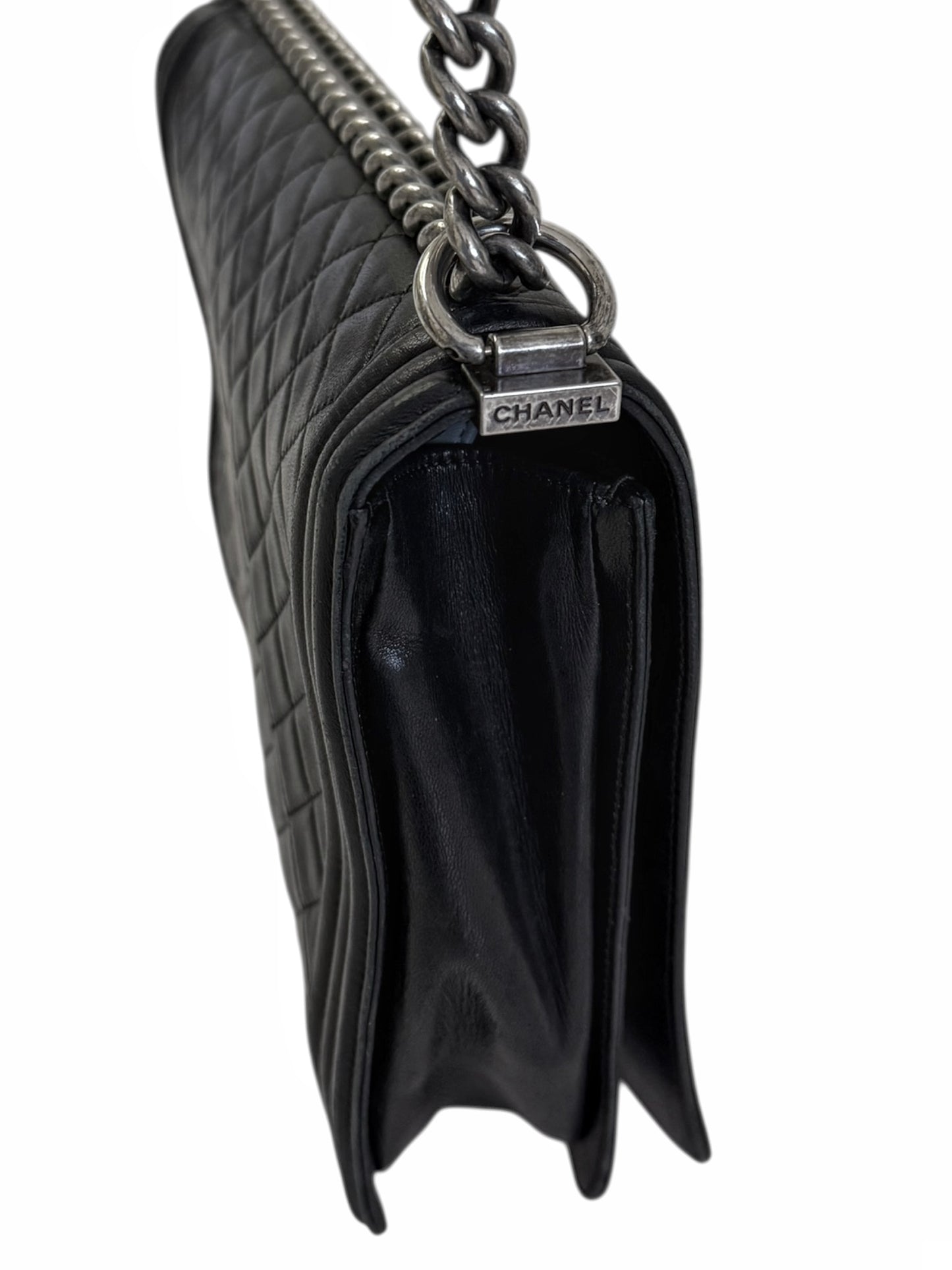 Large Caviar Boy Flap Chain Bag