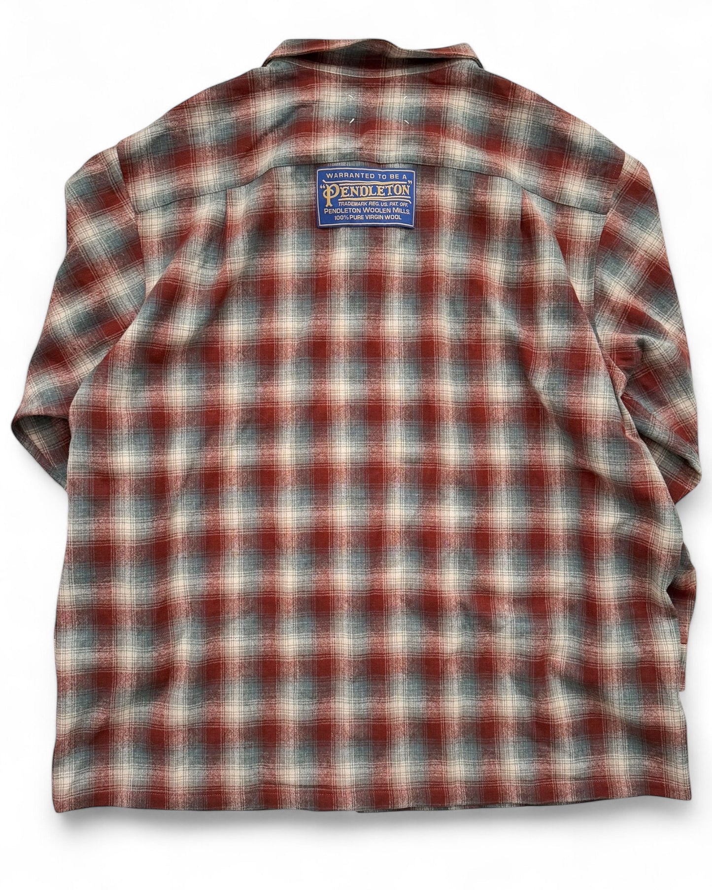 x Pendleton Wool Oversized Flannel Shirt