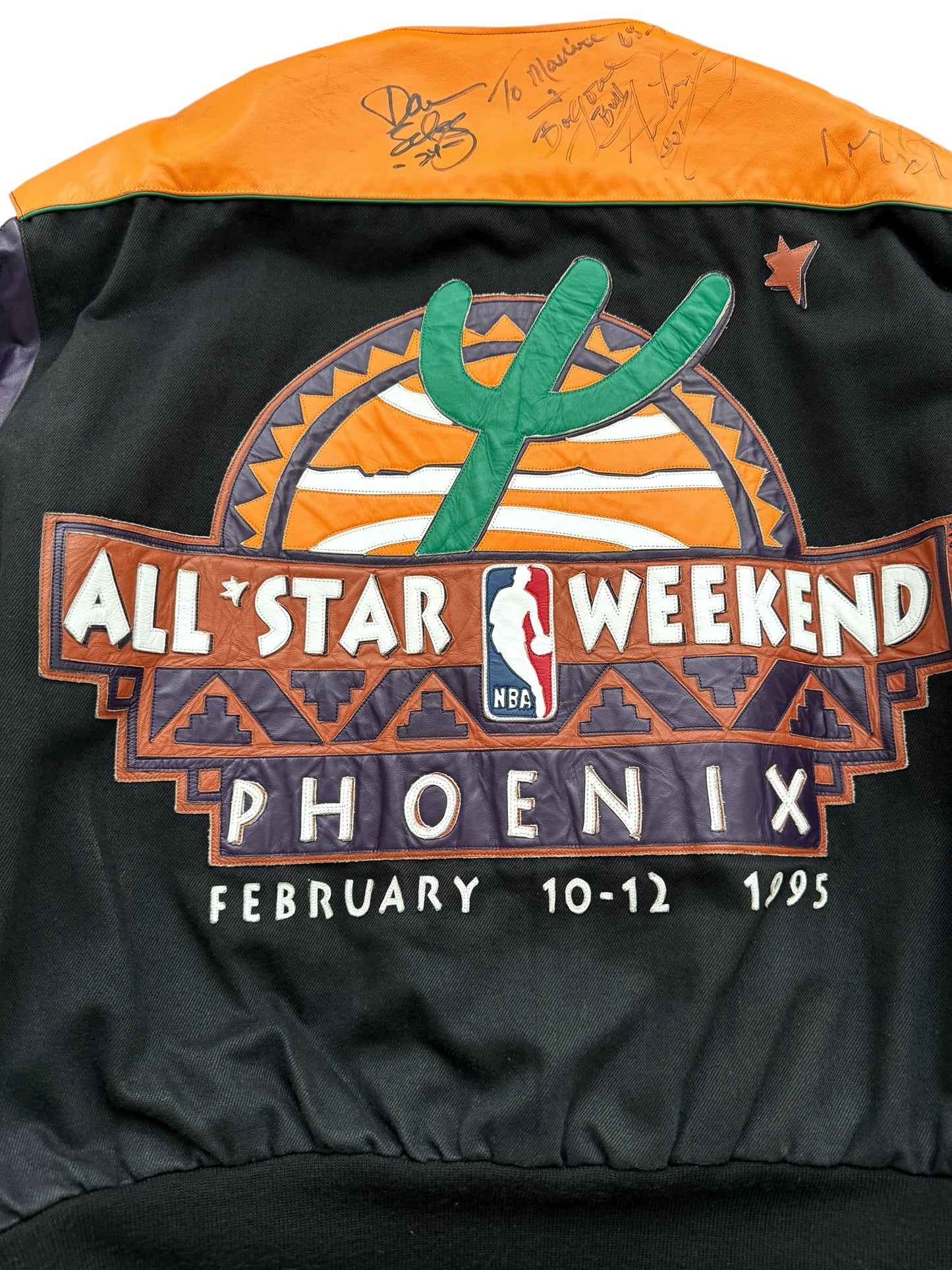 1995 NBA All Star Weekend Phoenix Signed Jacket