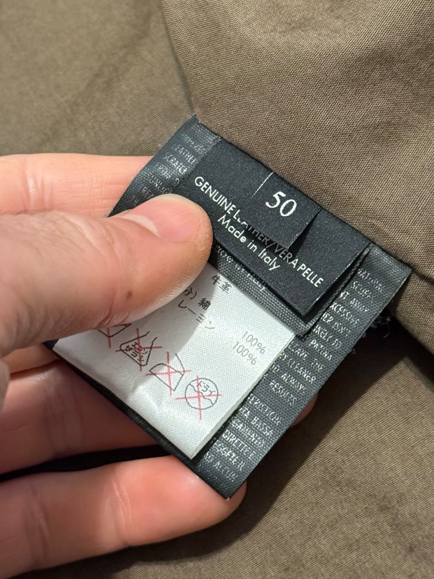 Tom Ford Era Fade Dye Leather Jacket