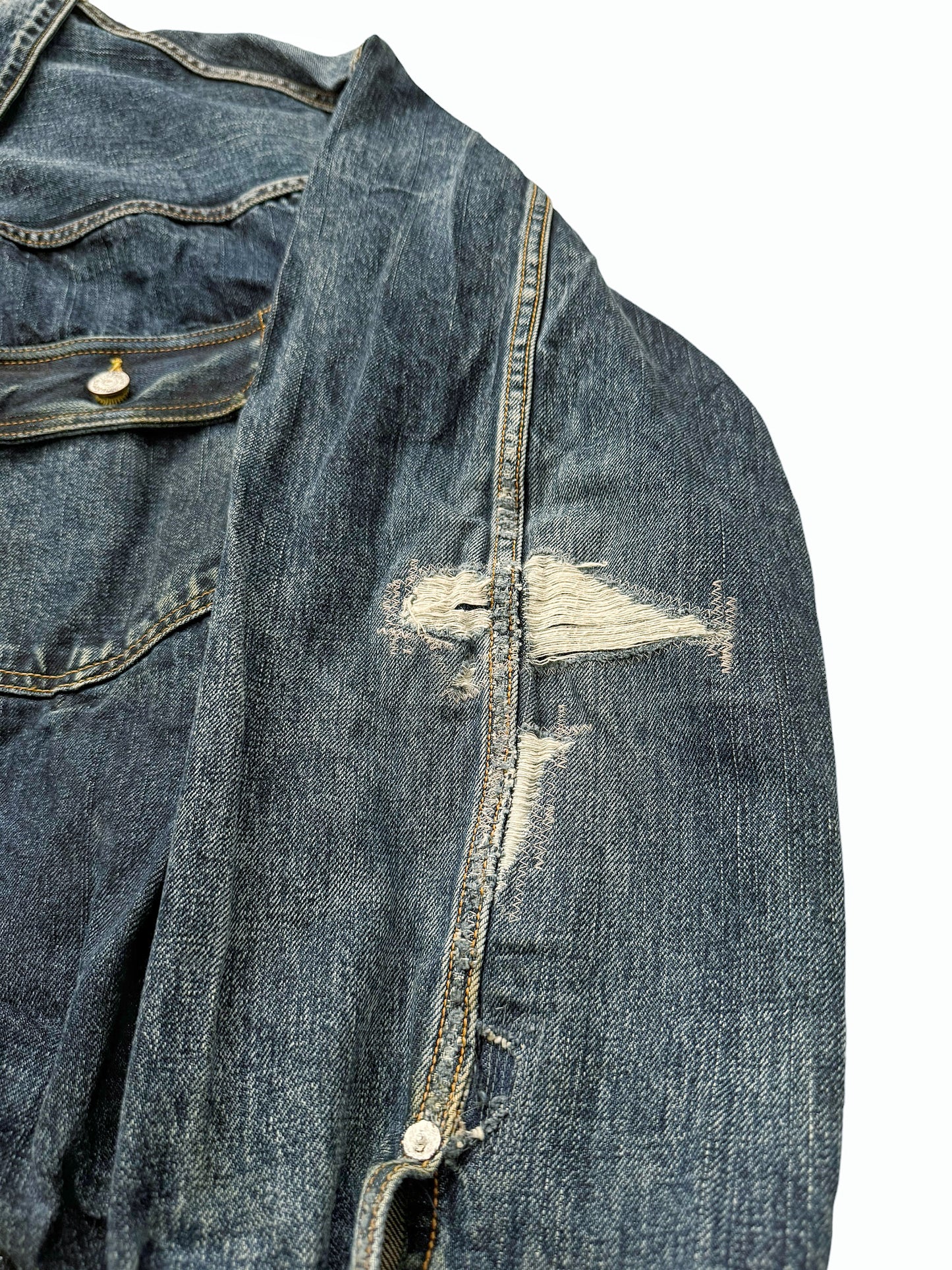 1006 Dry Damaged 101XX Denim Jacket