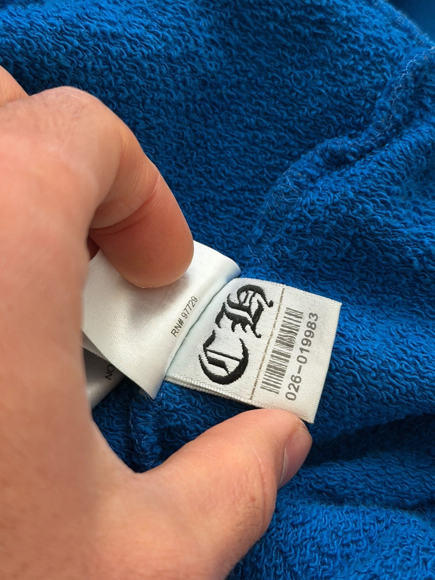 Matty Boy Space Flame Blue Hoodie