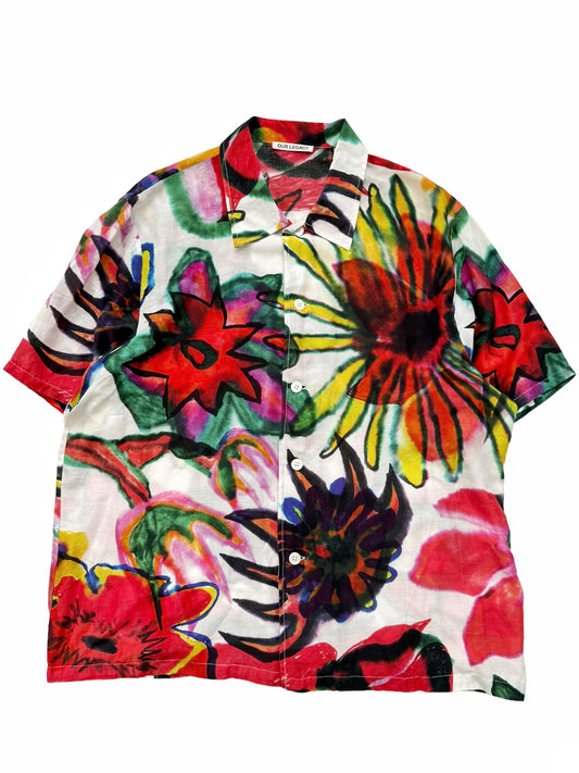 Melting Abstract Box Rayon Shirt