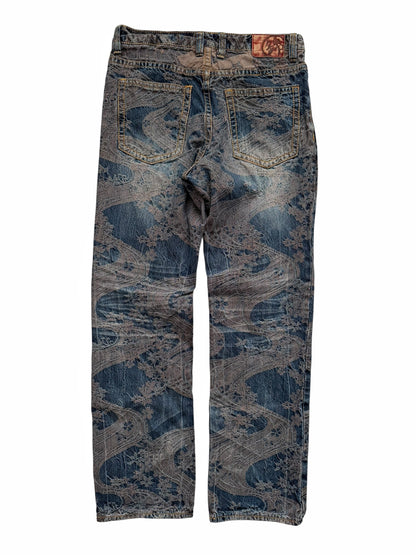 Jacquard Wave Denims