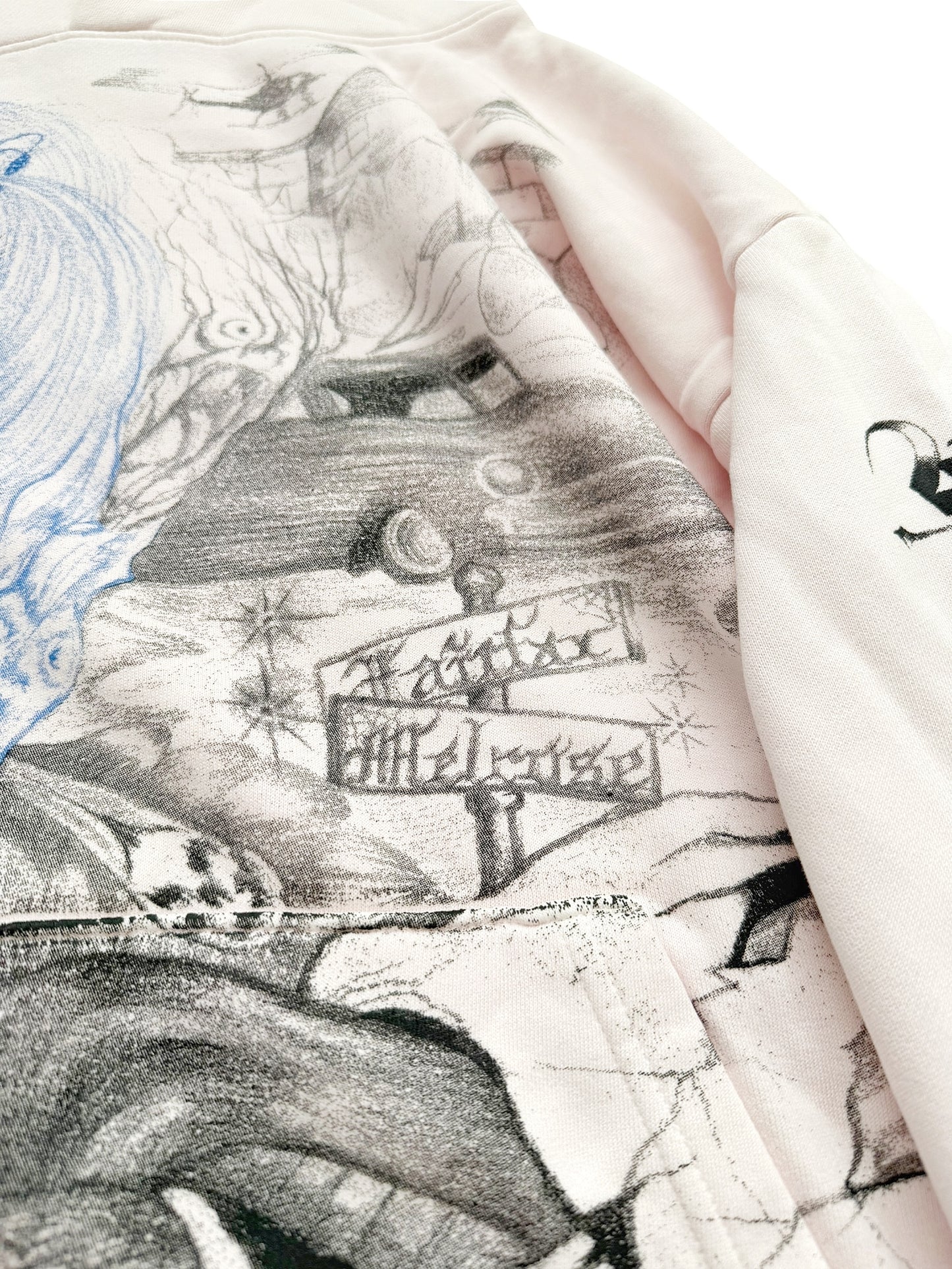 Valentina Graves Tattoo Art Hoodie Pink