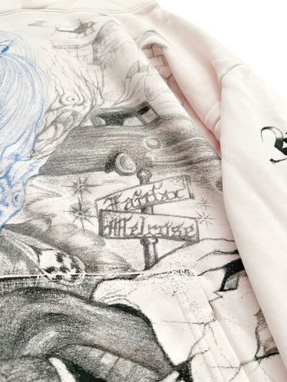 Valentina Graves Tattoo Art Hoodie Pink