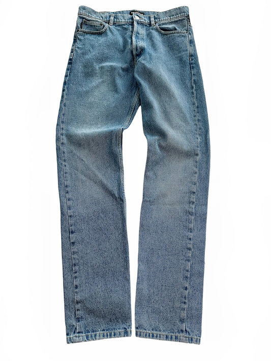 Narrow Fit Stonewash Tag Denim