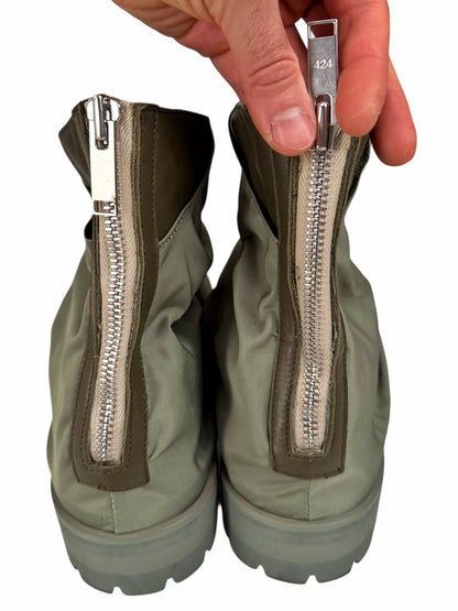 Nylon Green Marathon Boots