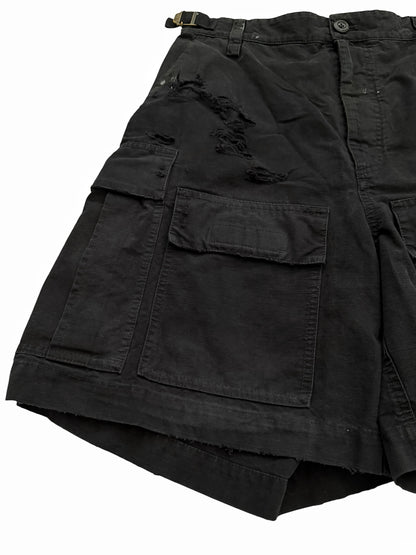 Thrashed Distressed Cargo Shorts