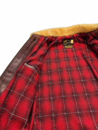 Laskinlamb Horsehide Grizzly Sherpa Re-Edition Jacket 1930’s
