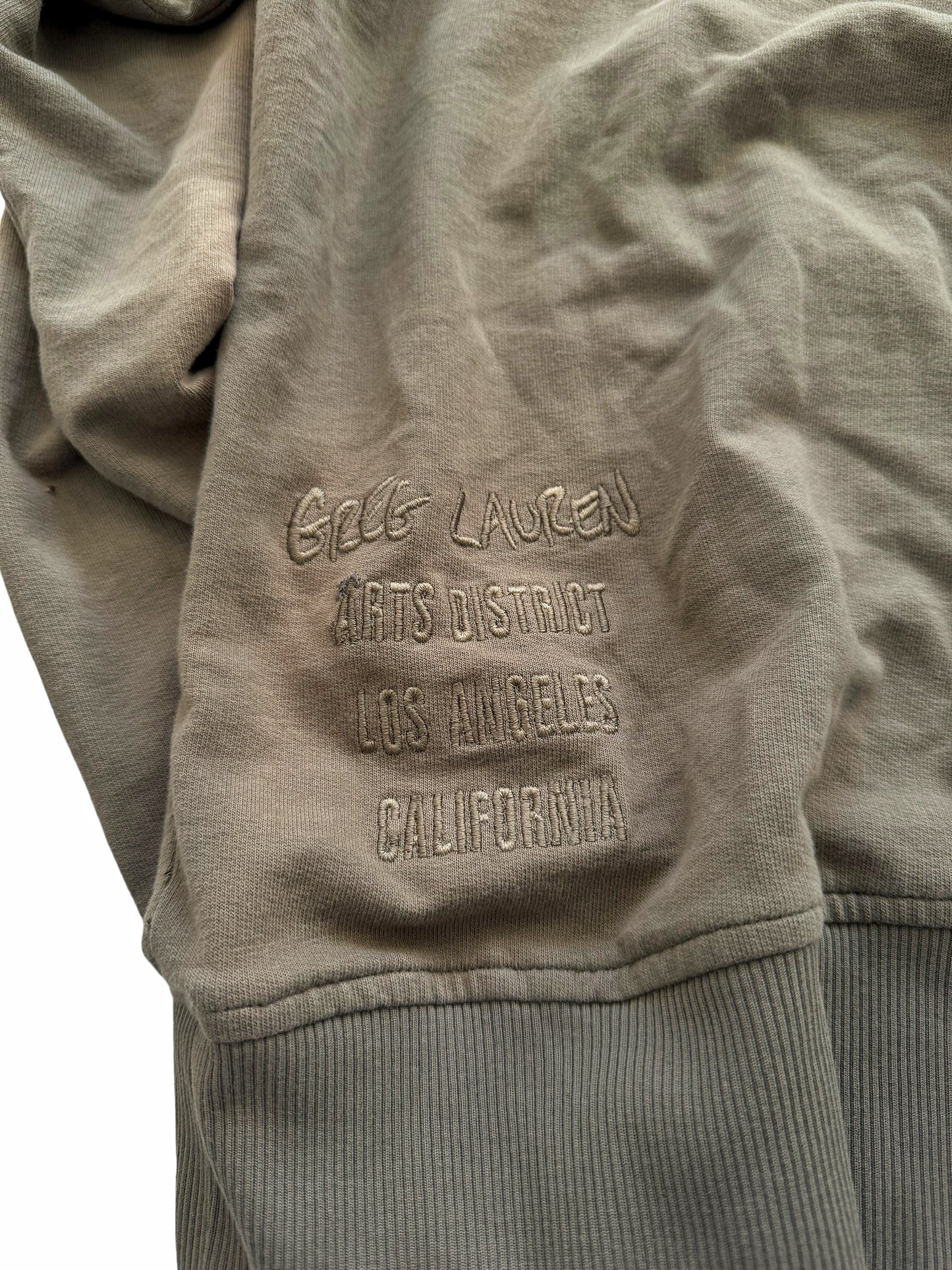 “Arts District” Light Sunfade Hoodie