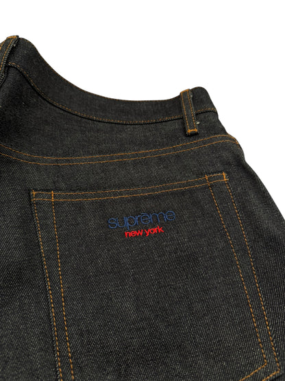 Raw Denim Baggy Shorts