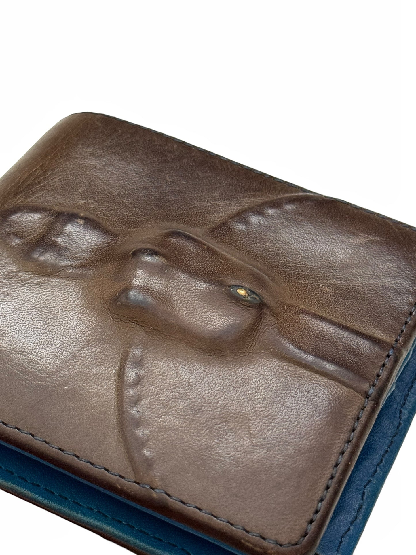 Trompe-l'œil Illusion Texture Draped Wallet