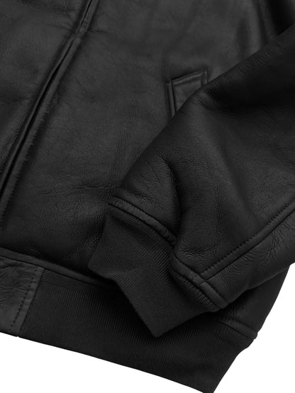 x Puma Leather Shearling Track Jacket