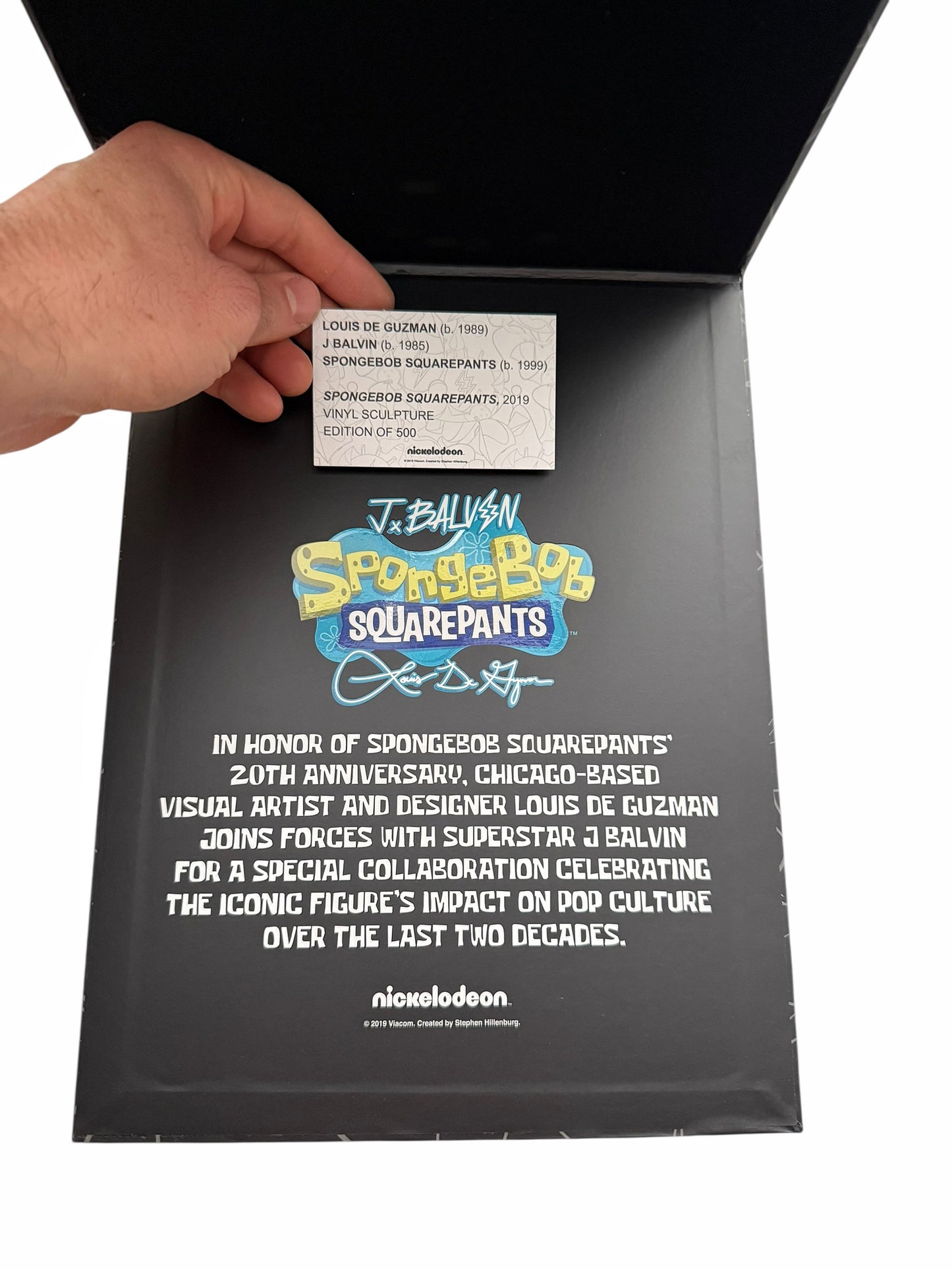 Louis De Guzman x SpongeBob x J Balvin SpongeBob 1/500
