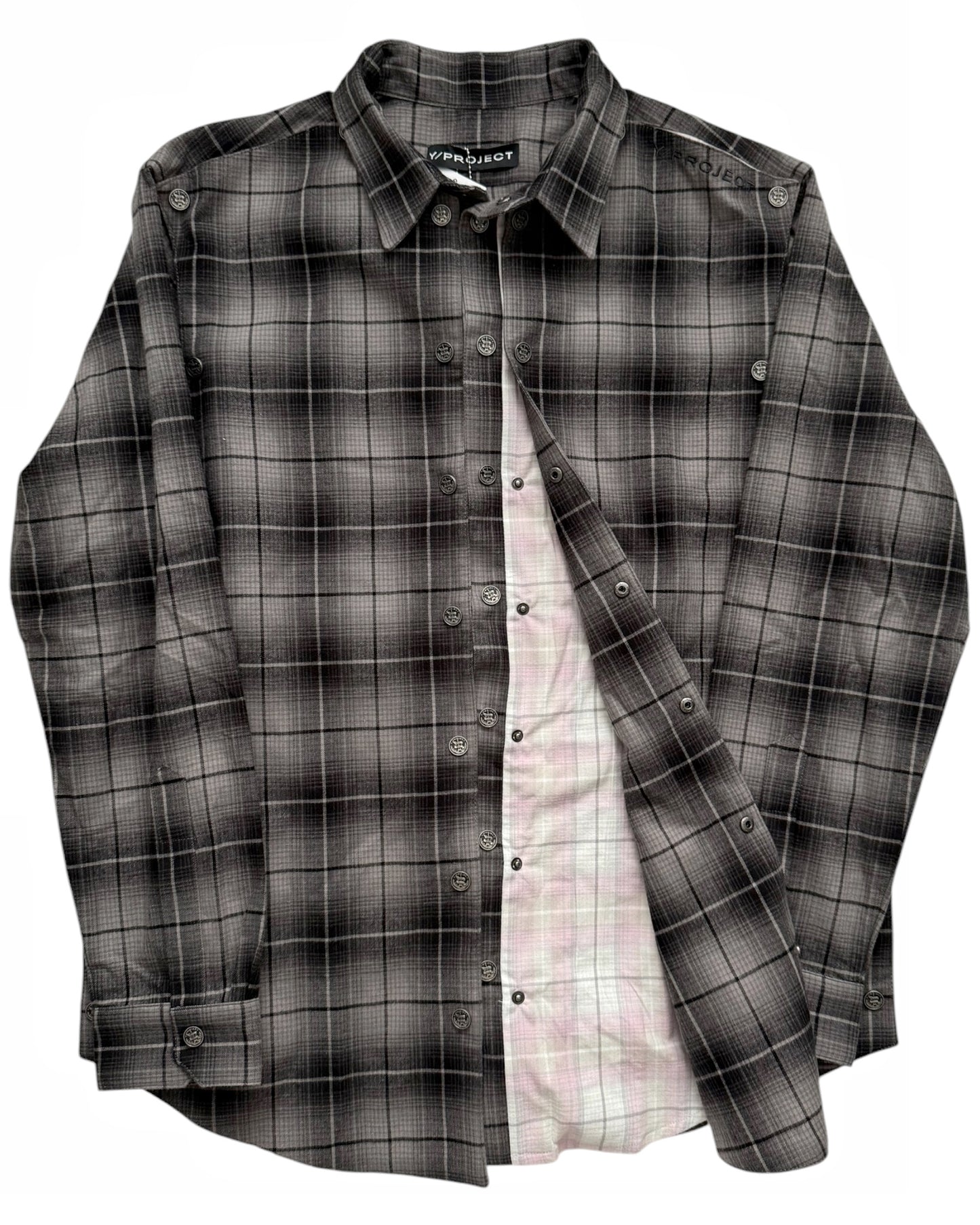 Snap Off Heavy Flannel Shirt