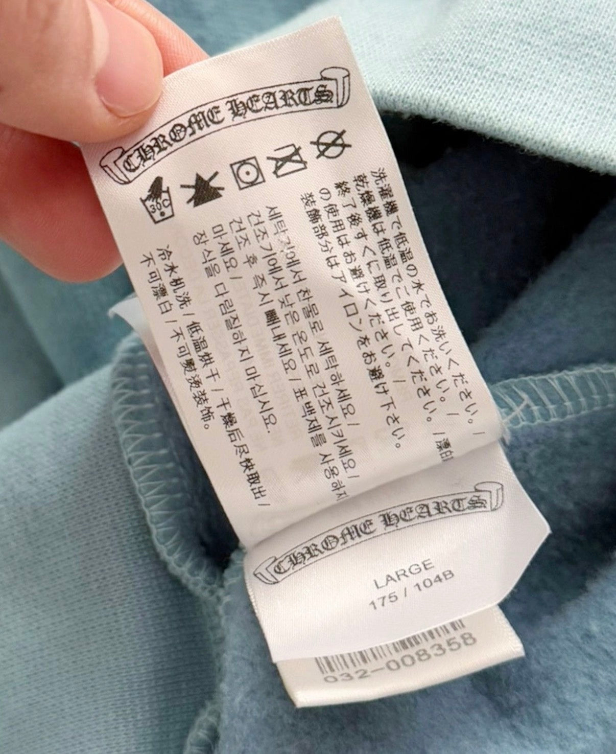 St Barths Exclusive Blue Overdyed Zip Rhodium Hoodie