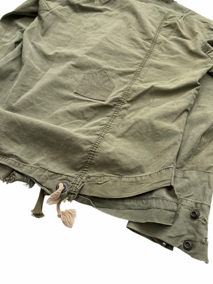 2018 Reconstructed Army Tent Shirt Jacket