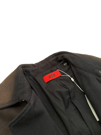 Reconstructed Sun Faded Jerseys Heavy Overcoat