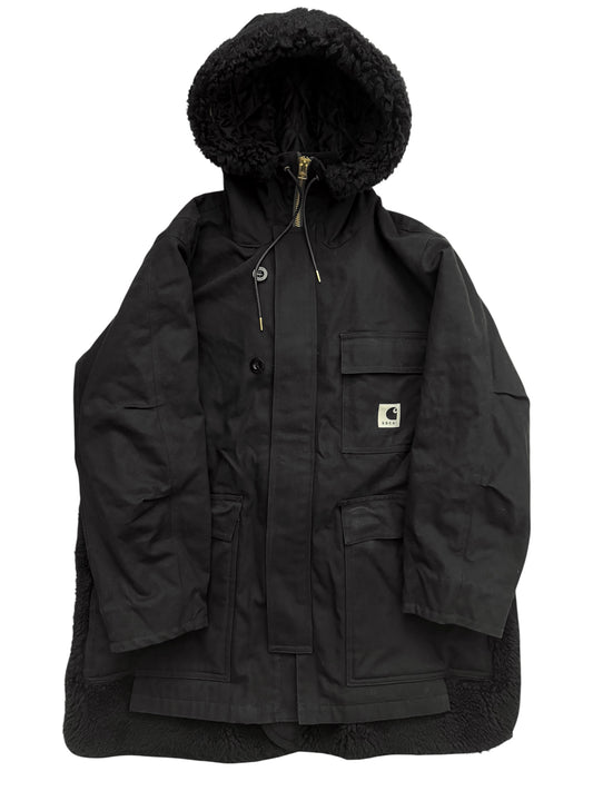 x Carhartt Collab Fur Trim Canvas Parka