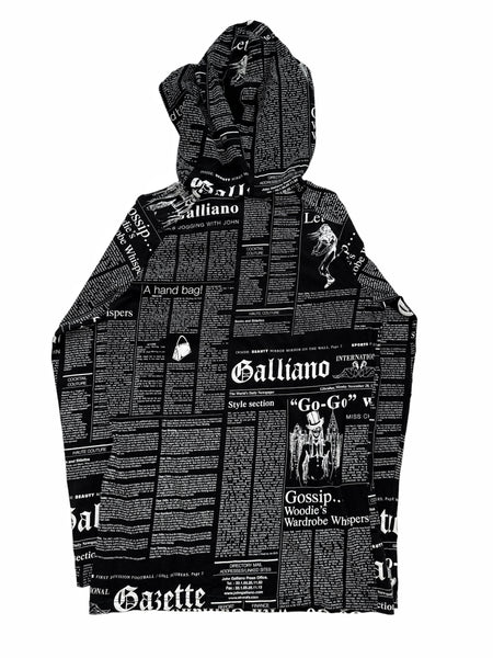 FW2000 Gazette Newspaper Graphics Hoodie