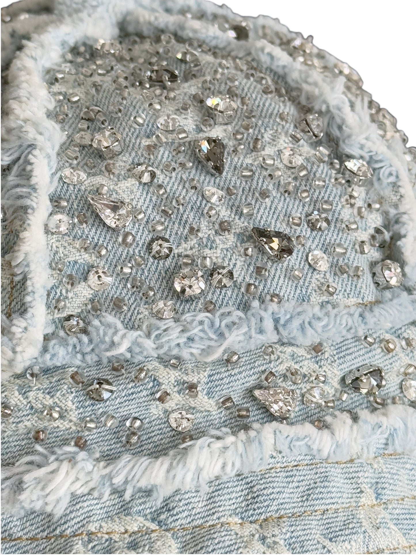 1/1 Crystal Rain Monogram Denim