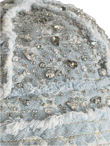 1/1 Crystal Rain Monogram Denim