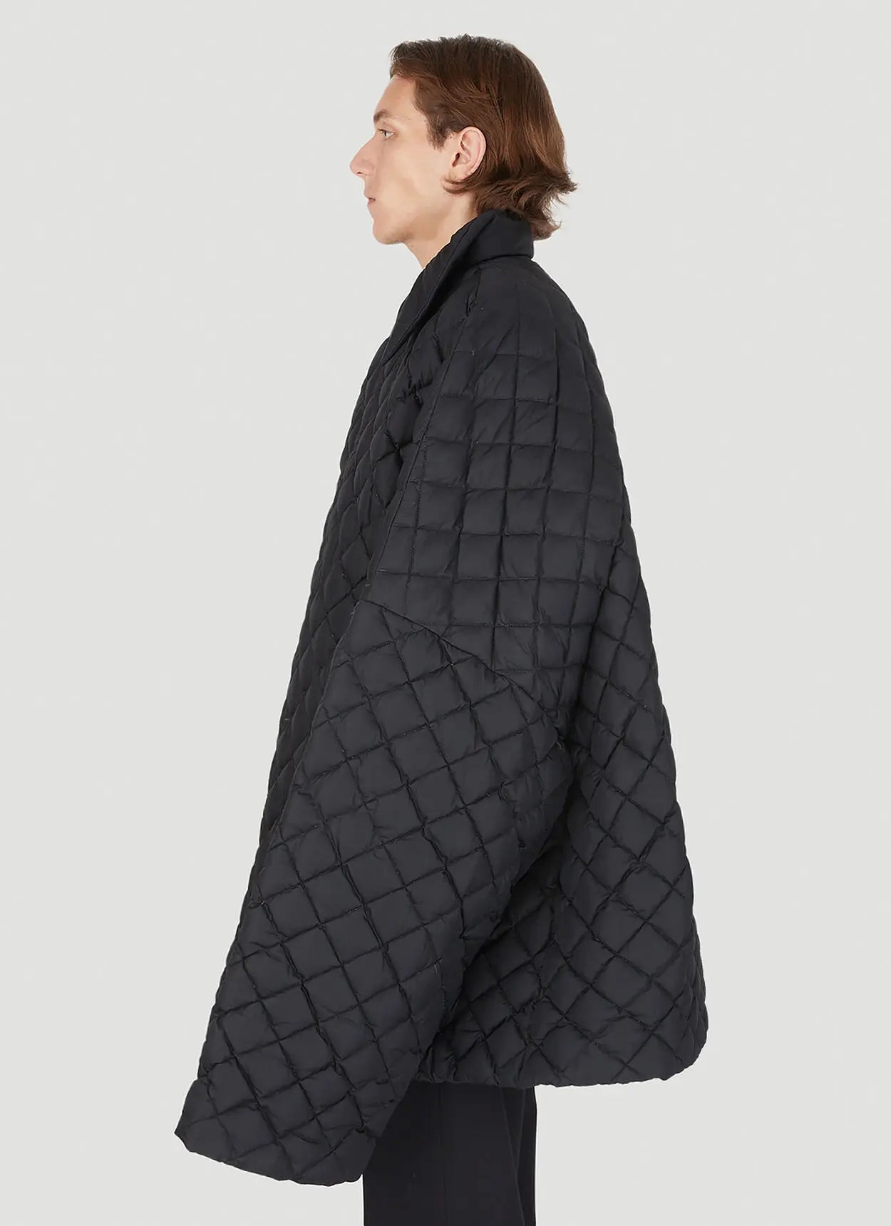 Massive Cropped Oversized Quilted Jacket
