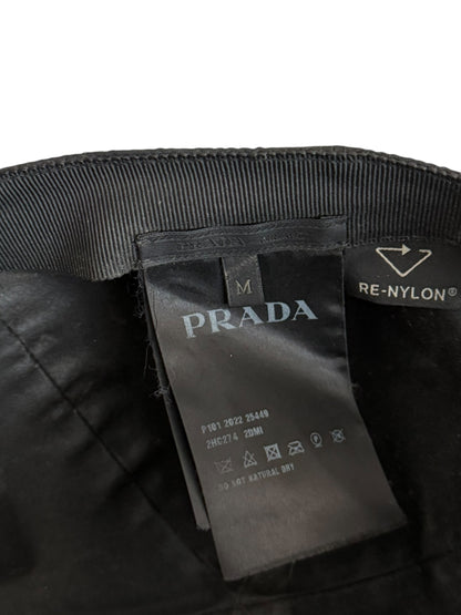 Badge Re-Nylon Black Cap