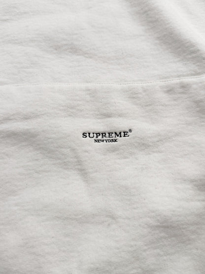 Micro Logo Hoodie (Natural White)