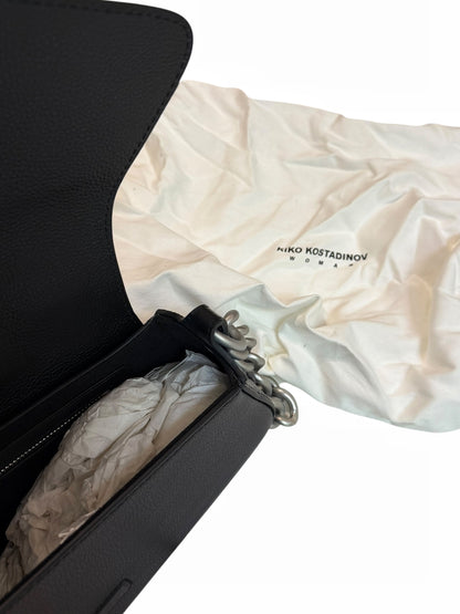 Large Chain Leather Trivia Bag (DSM)