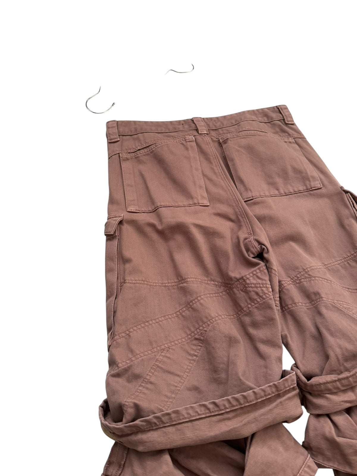 Brown Multi Cuff Cargos
