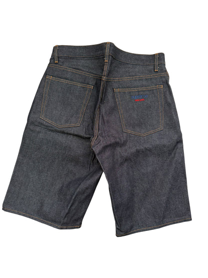 Raw Denim Baggy Shorts